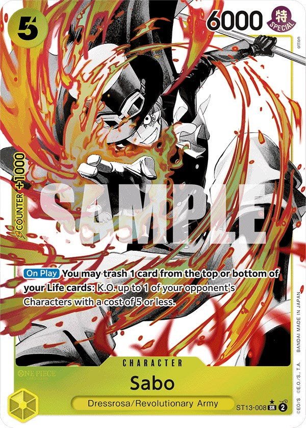 Sabo (Parallel) [Ultra Deck: The Three Brothers] | Good Games Cannington
