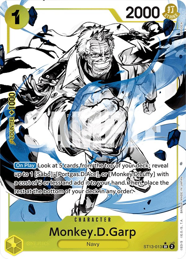 Monkey.D.Garp (Parallel) [Ultra Deck: The Three Brothers] | Good Games Cannington