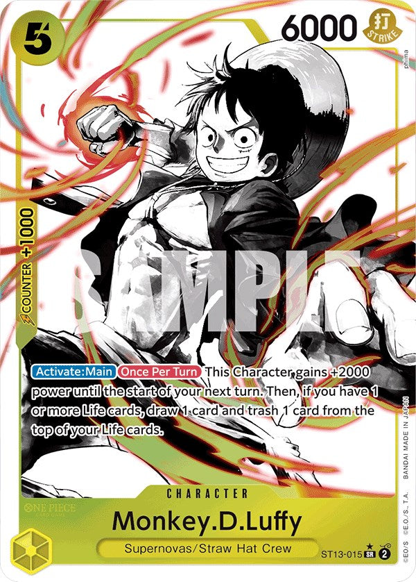Monkey.D.Luffy (Parallel) [Ultra Deck: The Three Brothers] | Good Games Cannington