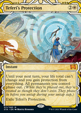 Teferi's Protection (Foil Etched) [Strixhaven: School of Mages Mystical Archive] | Good Games Cannington