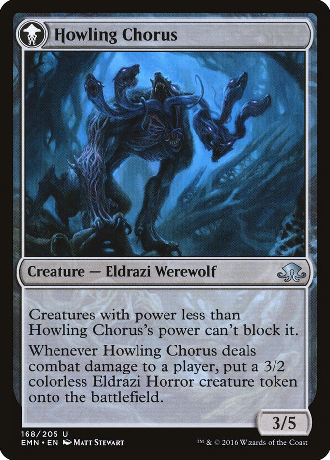 Shrill Howler // Howling Chorus [Eldritch Moon] | Good Games Cannington