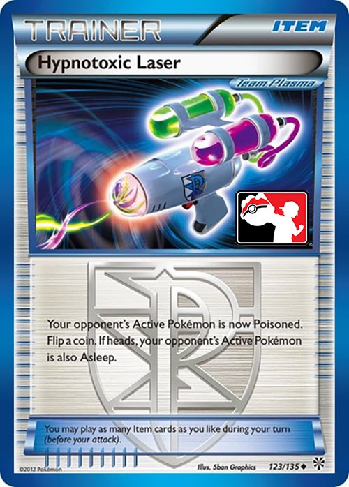 Hypnotoxic Laser (123/135) (Team Plasma) [League & Championship Cards] | Good Games Cannington