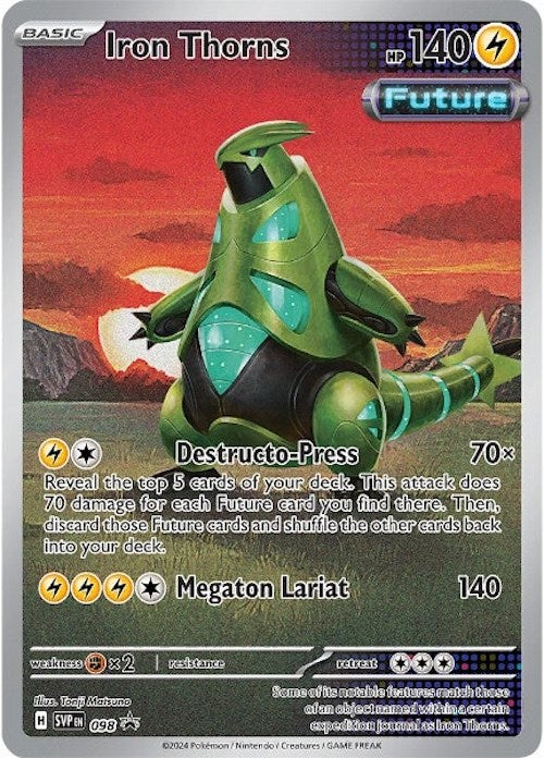 Iron Thorns (098) [Scarlet & Violet: Black Star Promos] | Good Games Cannington