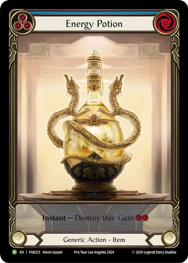 Energy Potion [FAB223] (Promo)  Cold Foil | Good Games Cannington
