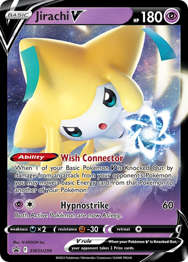 Jirachi V (SWSH299) [Sword & Shield: Black Star Promos] | Good Games Cannington