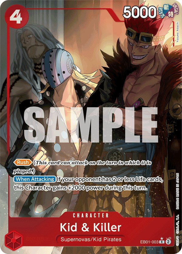 Kid & Killer (Alternate Art) [Extra Booster: Memorial Collection] | Good Games Cannington