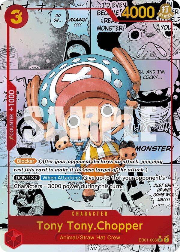 Tony Tony.Chopper (Alternate Art) (Manga) [Extra Booster: Memorial Collection] | Good Games Cannington