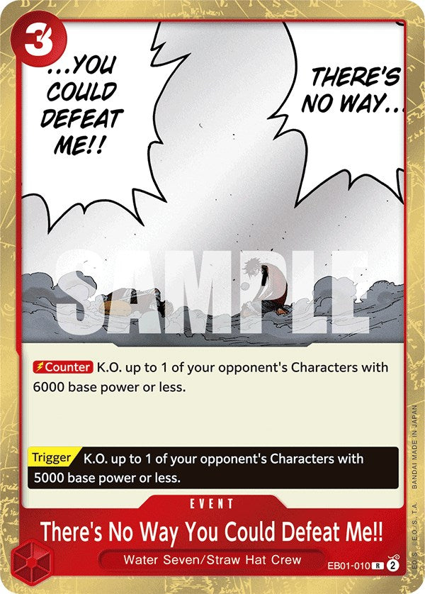 There's No Way You Could Defeat Me!! [Extra Booster: Memorial Collection] | Good Games Cannington