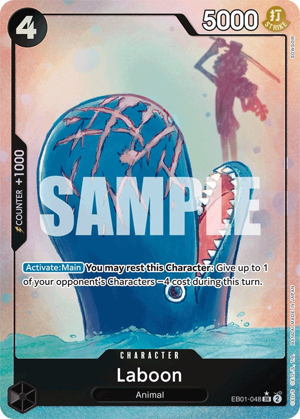 Laboon (Alternate Art) [Extra Booster: Memorial Collection] | Good Games Cannington