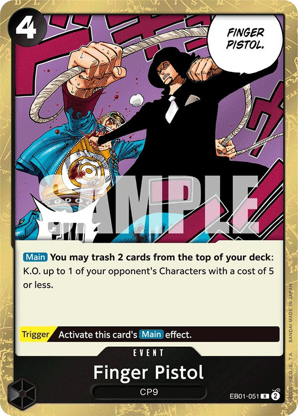 Finger Pistol [Extra Booster: Memorial Collection] | Good Games Cannington