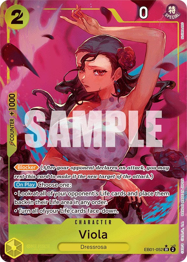 Viola (Alternate Art) [Extra Booster: Memorial Collection] | Good Games Cannington
