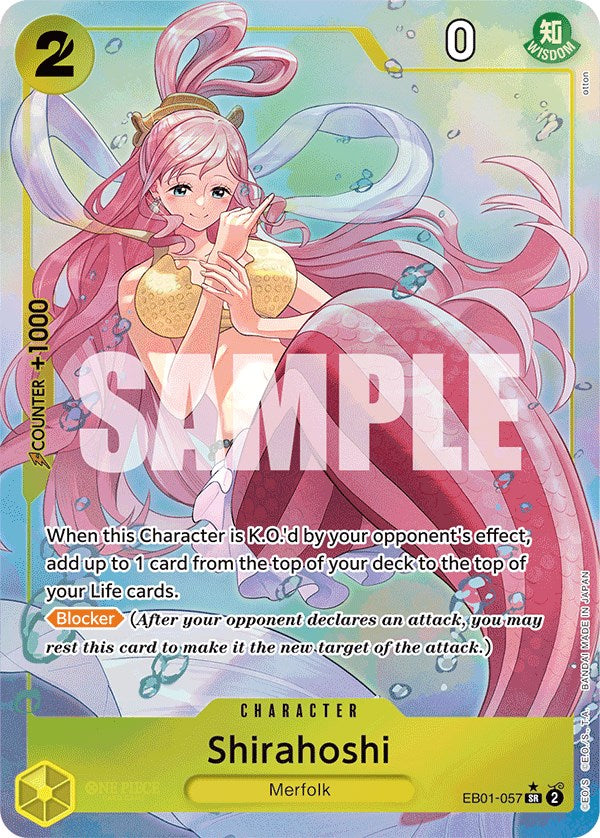 Shirahoshi (Alternate Art) [Extra Booster: Memorial Collection] | Good Games Cannington