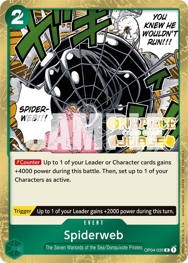 Spiderweb (Judge Pack Vol. 3) [One Piece Promotion Cards] | Good Games Cannington