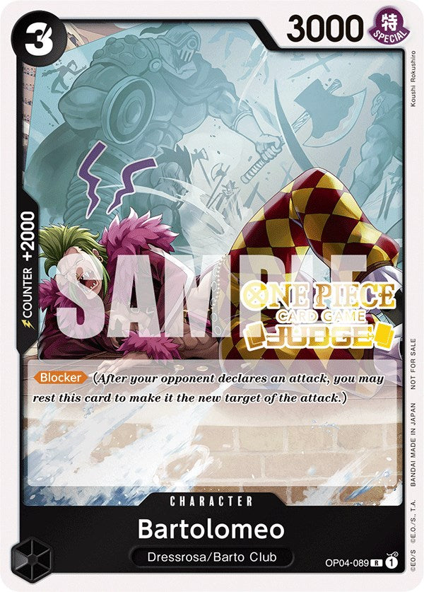 Bartolomeo (Judge Pack Vol. 3) [One Piece Promotion Cards] | Good Games Cannington