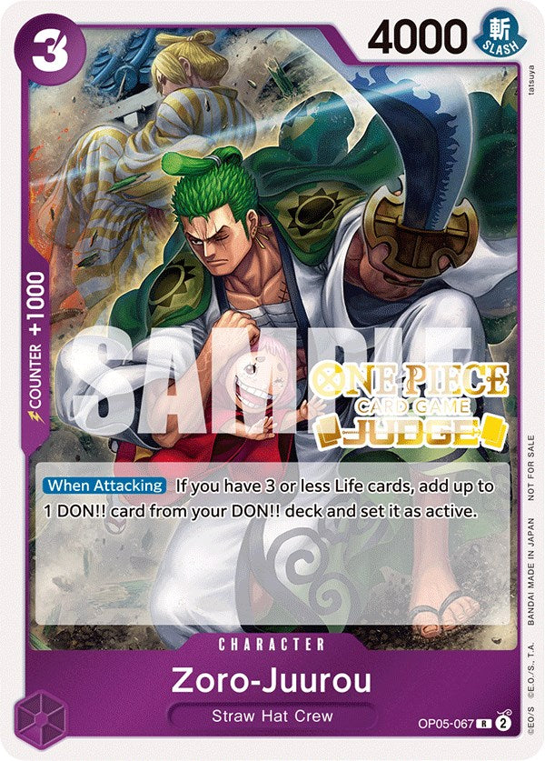 Zoro-Juurou (Judge Pack Vol. 3) [One Piece Promotion Cards] | Good Games Cannington