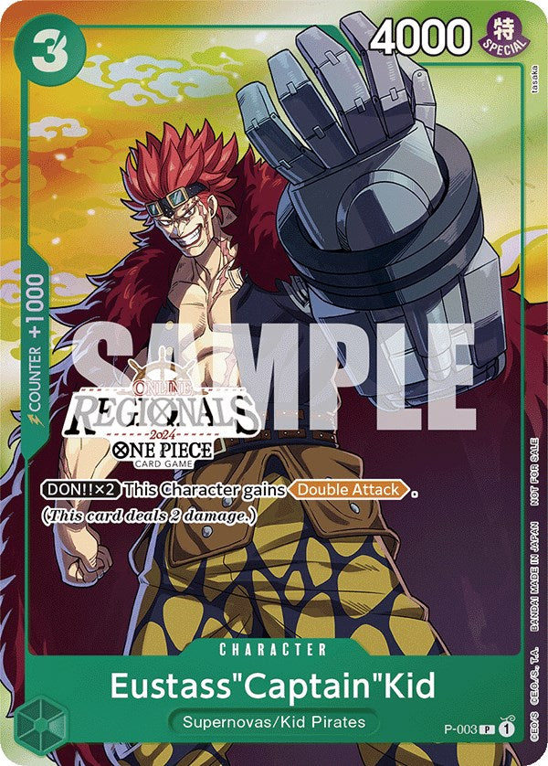 Eustass"Captain"Kid (Online Regional 2024 Vol. 2) [Participant] [One Piece Promotion Cards] | Good Games Cannington