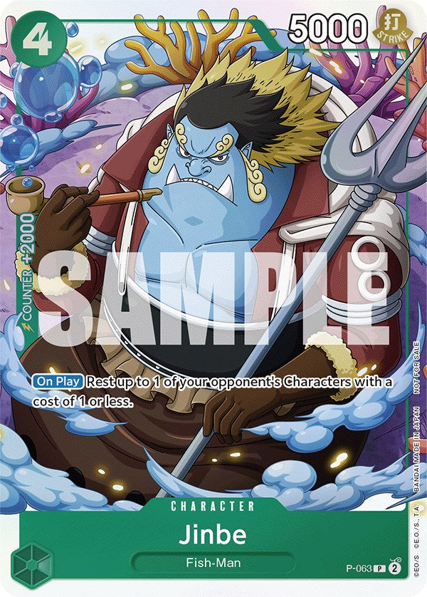 Jinbe (Event Pack Vol. 4) [One Piece Promotion Cards] | Good Games Cannington