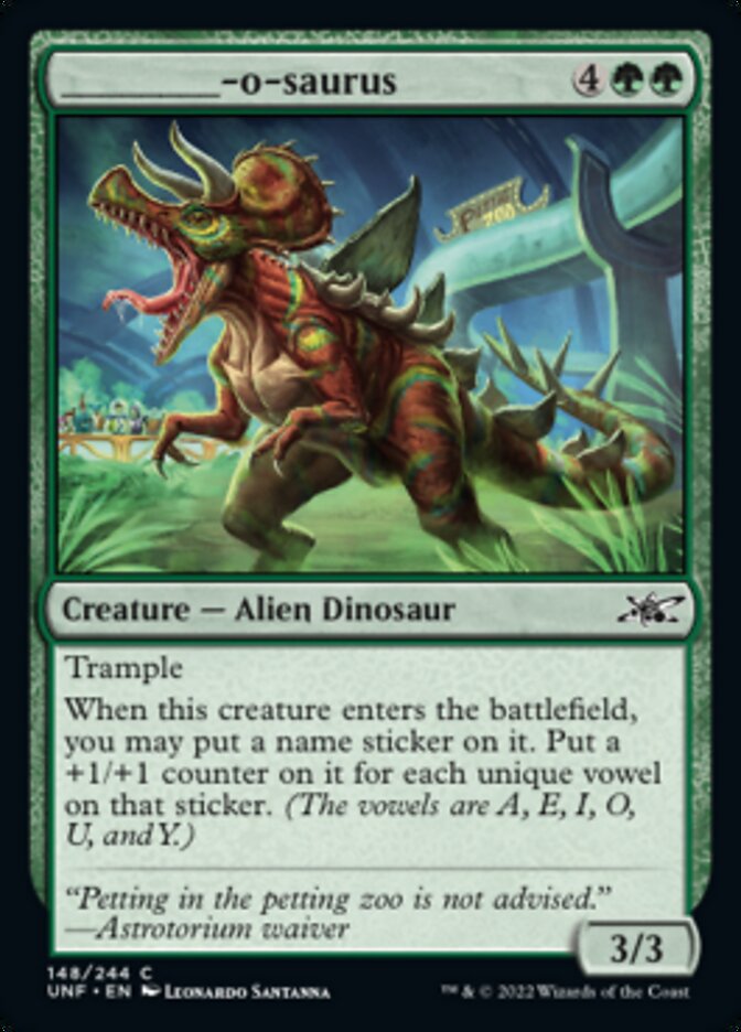 _____-o-saurus [Unfinity] | Good Games Cannington