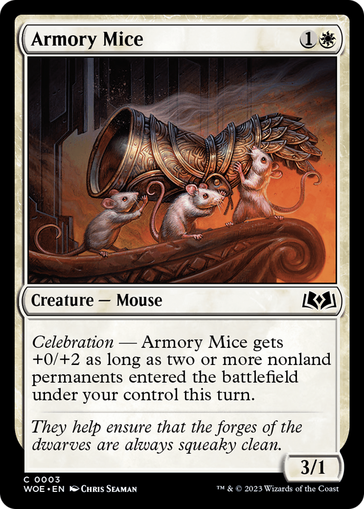Armory Mice [Wilds of Eldraine] | Good Games Cannington
