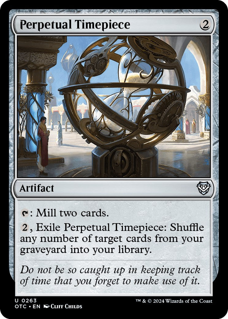 Perpetual Timepiece [Outlaws of Thunder Junction Commander] | Good Games Cannington