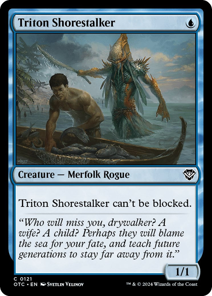 Triton Shorestalker [Outlaws of Thunder Junction Commander] | Good Games Cannington
