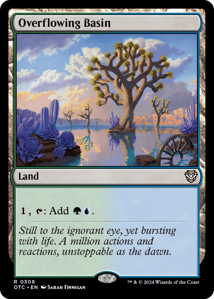 Overflowing Basin [Outlaws of Thunder Junction Commander] | Good Games Cannington