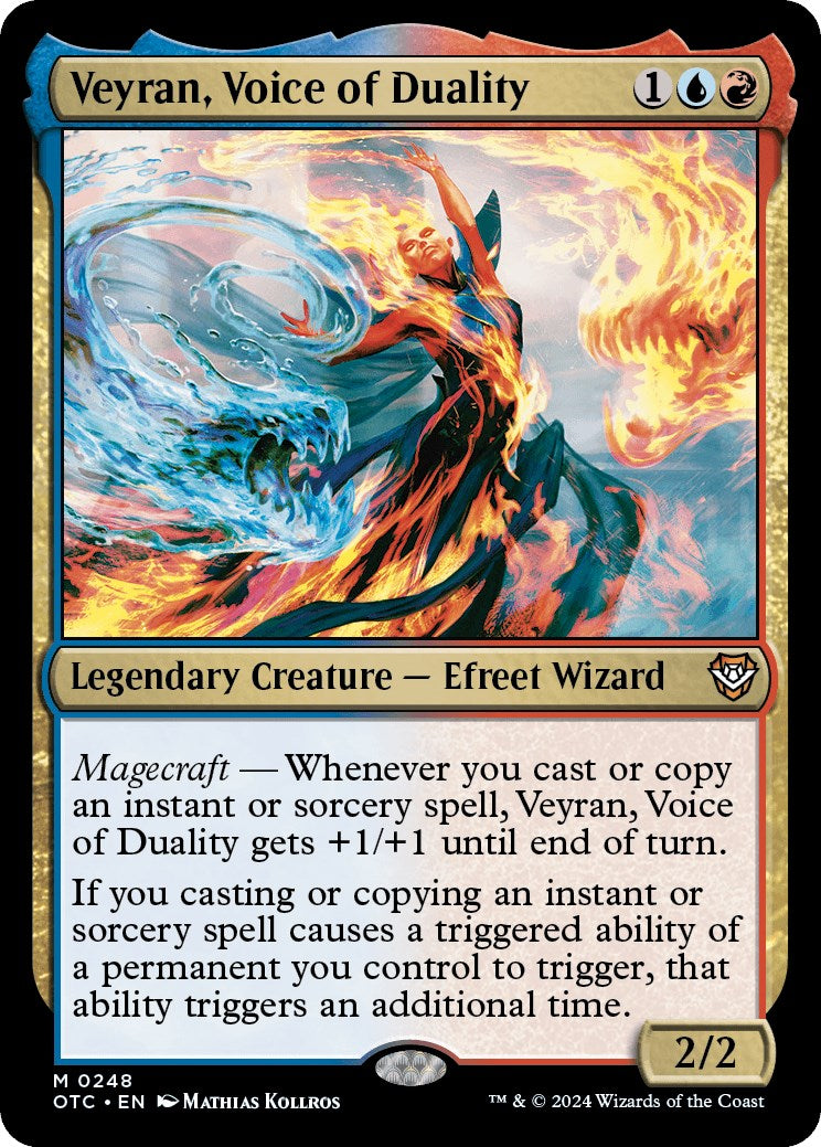 Veyran, Voice of Duality [Outlaws of Thunder Junction Commander] | Good Games Cannington