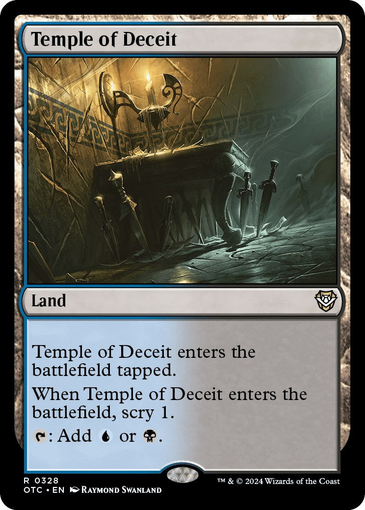 Temple of Deceit [Outlaws of Thunder Junction Commander] | Good Games Cannington