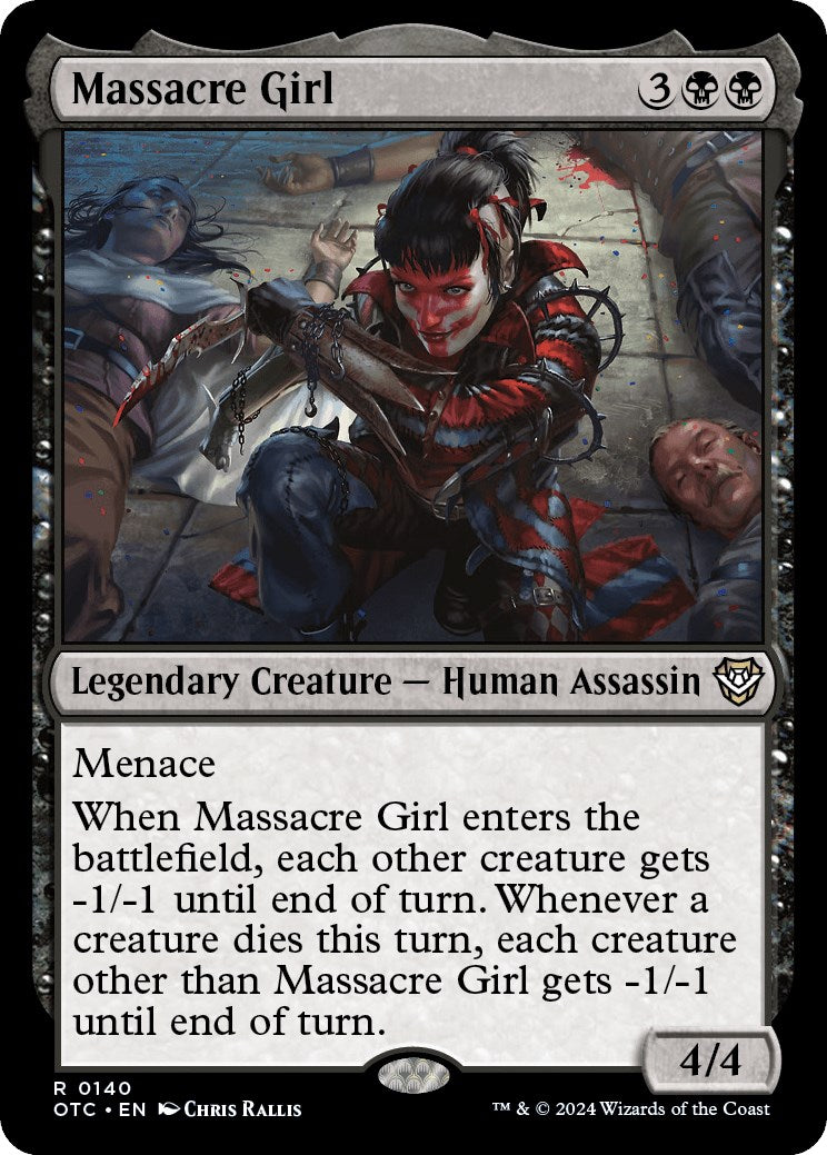 Massacre Girl [Outlaws of Thunder Junction Commander] | Good Games Cannington