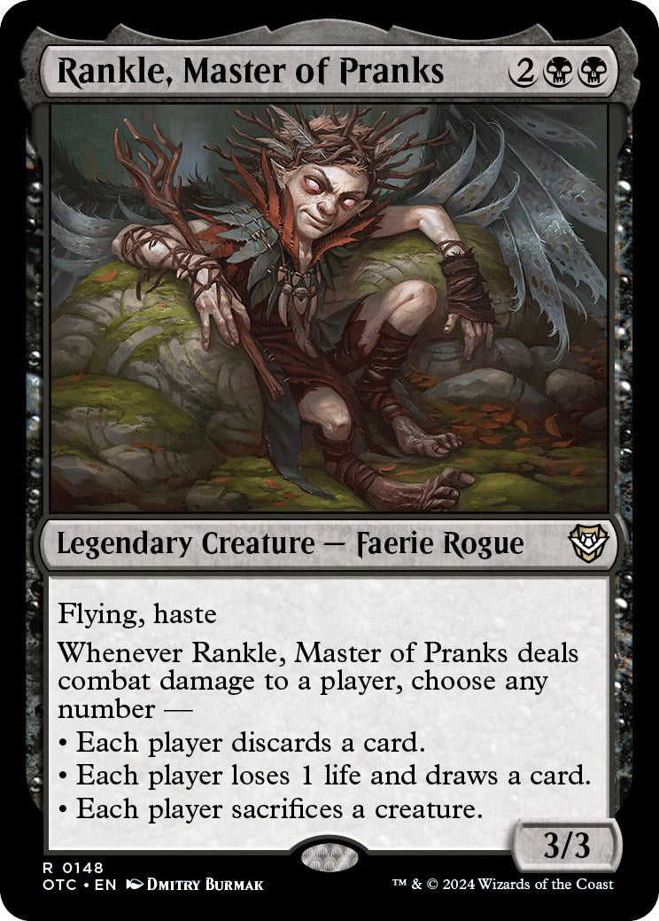 Rankle, Master of Pranks [Outlaws of Thunder Junction Commander] | Good Games Cannington
