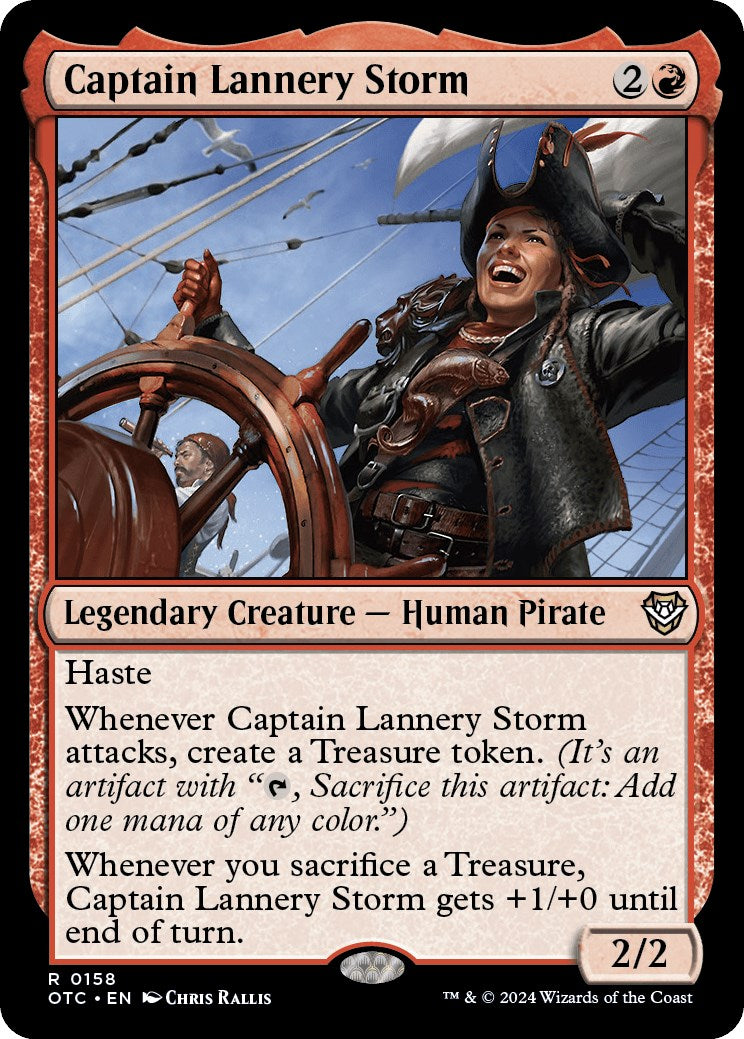 Captain Lannery Storm [Outlaws of Thunder Junction Commander] | Good Games Cannington