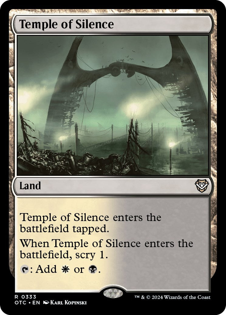 Temple of Silence [Outlaws of Thunder Junction Commander] | Good Games Cannington