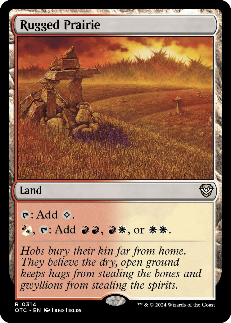 Rugged Prairie [Outlaws of Thunder Junction Commander] | Good Games Cannington