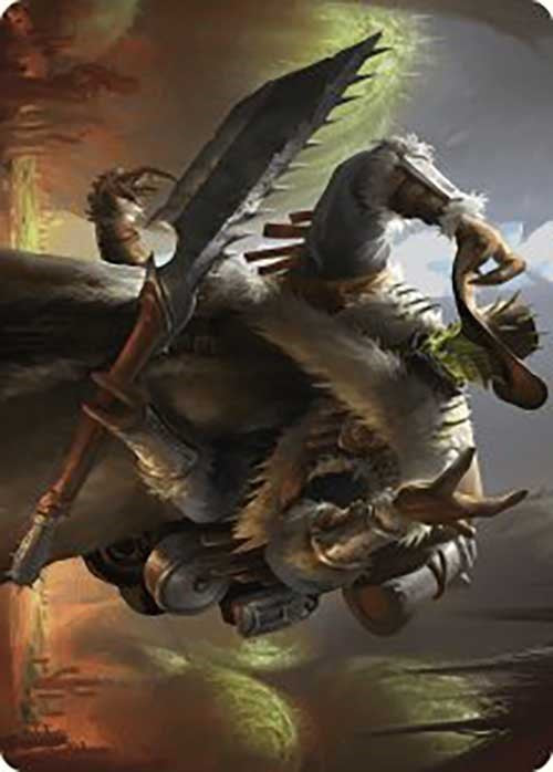Hardbristle Bandit Art Card [Outlaws of Thunder Junction Art Series] | Good Games Cannington