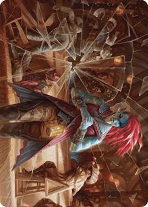 Obeka, Splitter of Seconds Art Card [Outlaws of Thunder Junction Art Series] | Good Games Cannington