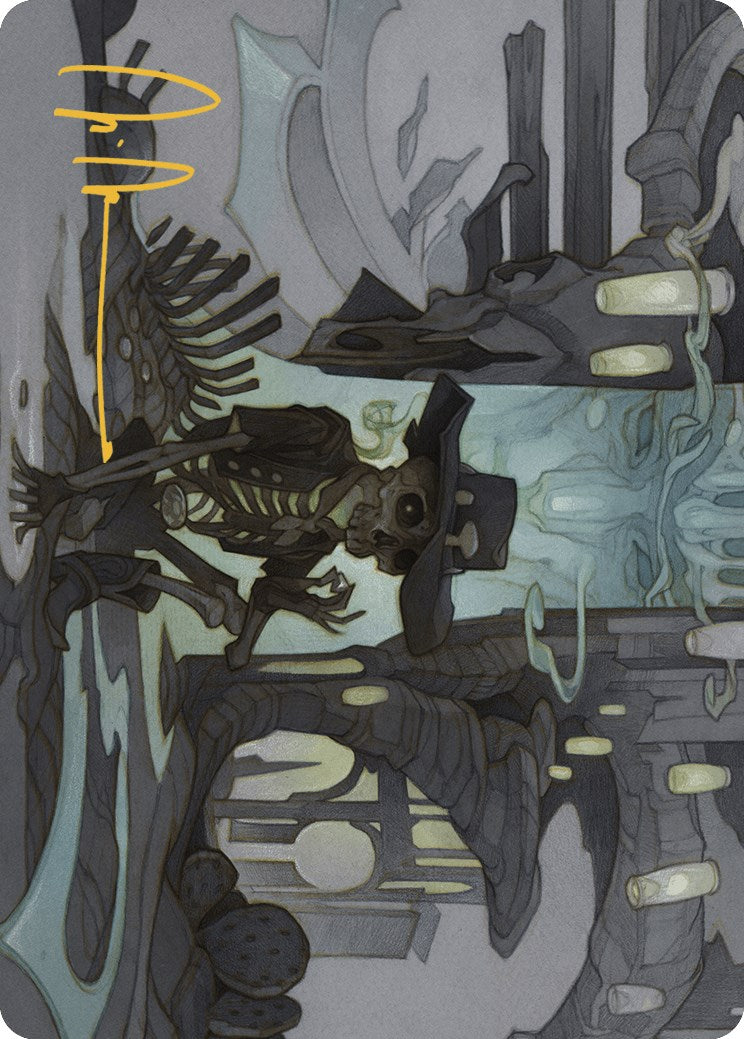 Tinybones Joins Up Art Card (Gold-Stamped Signature) [Outlaws of Thunder Junction Art Series] | Good Games Cannington
