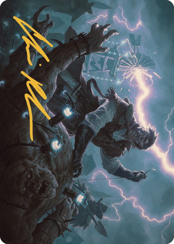 Geralf, the Fleshwright Art Card (Gold-Stamped Signature) [Outlaws of Thunder Junction Art Series] | Good Games Cannington