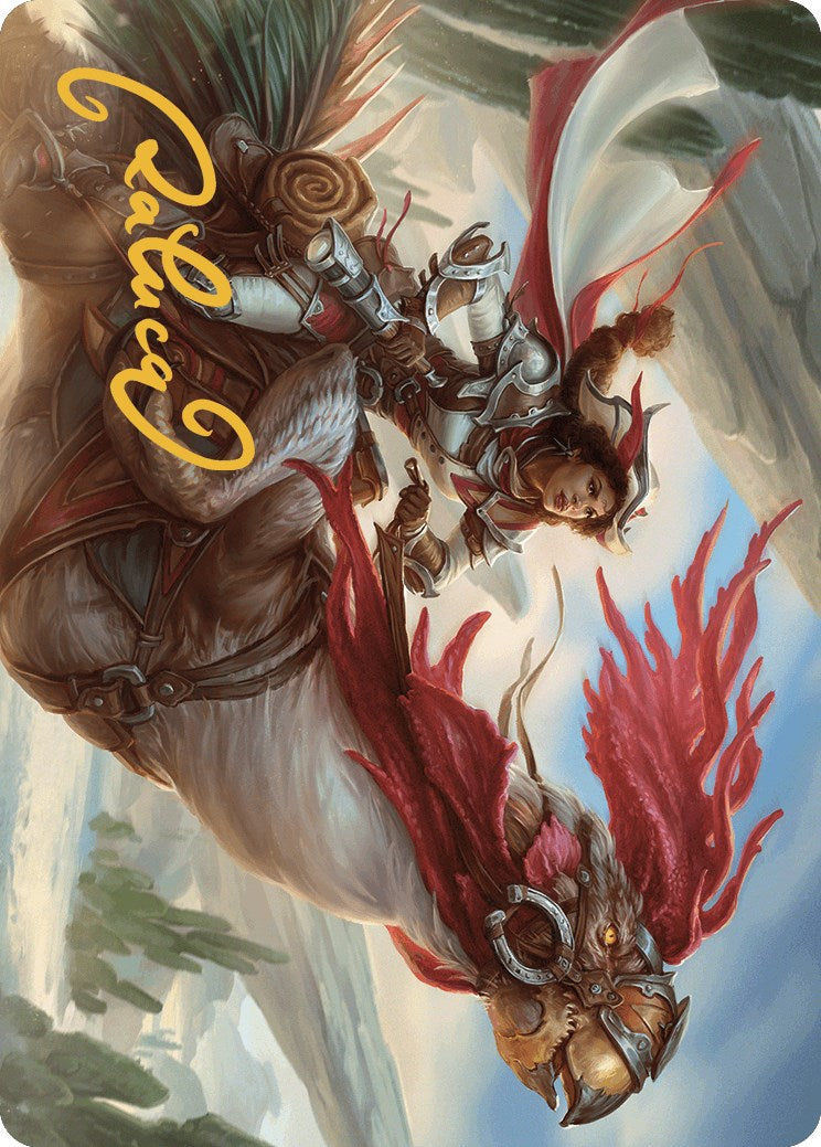 Frontier Seeker Art Card (Gold-Stamped Signature) [Outlaws of Thunder Junction Art Series] | Good Games Cannington