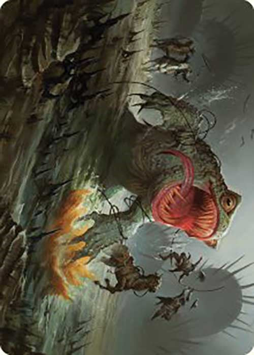 The Gitrog, Ravenous Ride Art Card [Outlaws of Thunder Junction Art Series] | Good Games Cannington