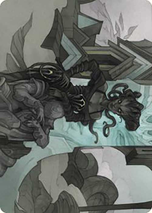 Vraska Joins Up Art Card [Outlaws of Thunder Junction Art Series] | Good Games Cannington