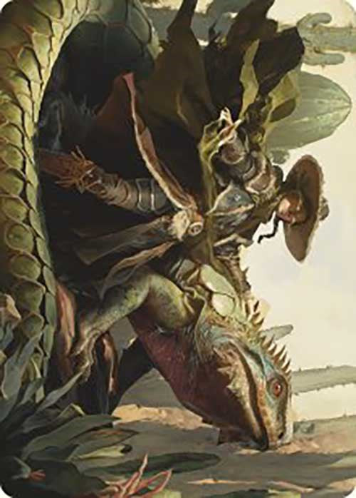 Outcaster Trailblazer Art Card [Outlaws of Thunder Junction Art Series] | Good Games Cannington