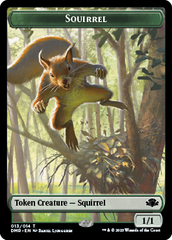 Elephant // Squirrel Double-Sided Token [Dominaria Remastered Tokens] | Good Games Cannington