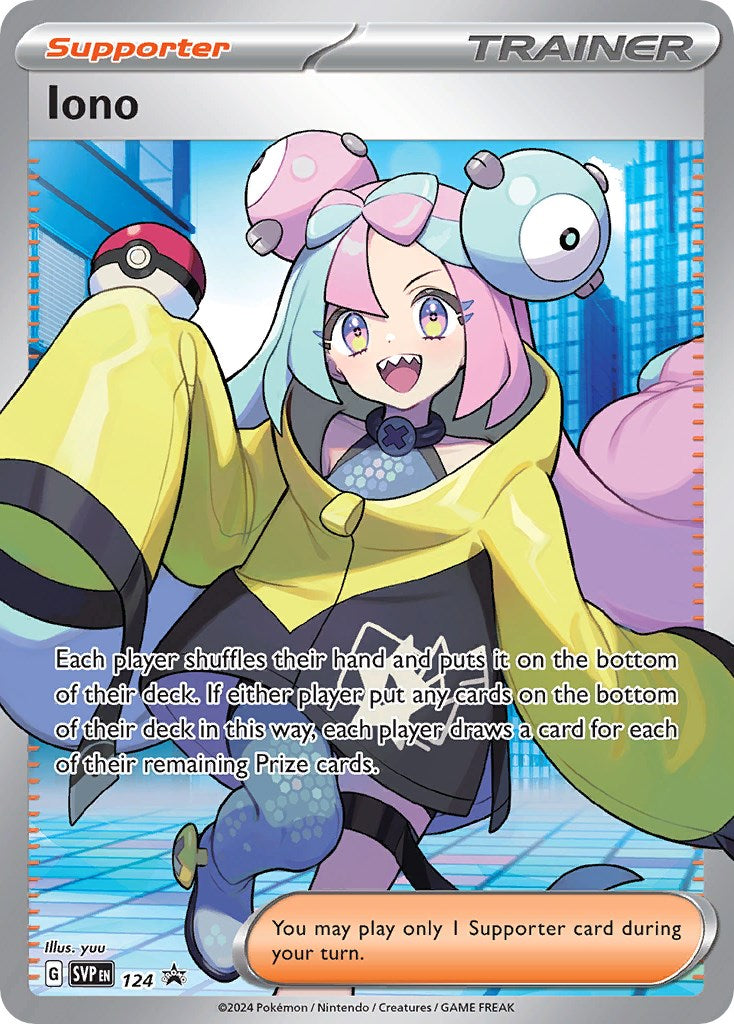 Iono (124) [Scarlet & Violet: Black Star Promos] | Good Games Cannington