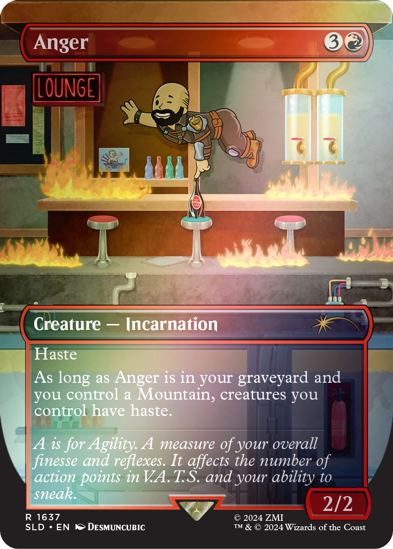 Anger (Rainbow Foil) [Secret Lair Drop Series] | Good Games Cannington