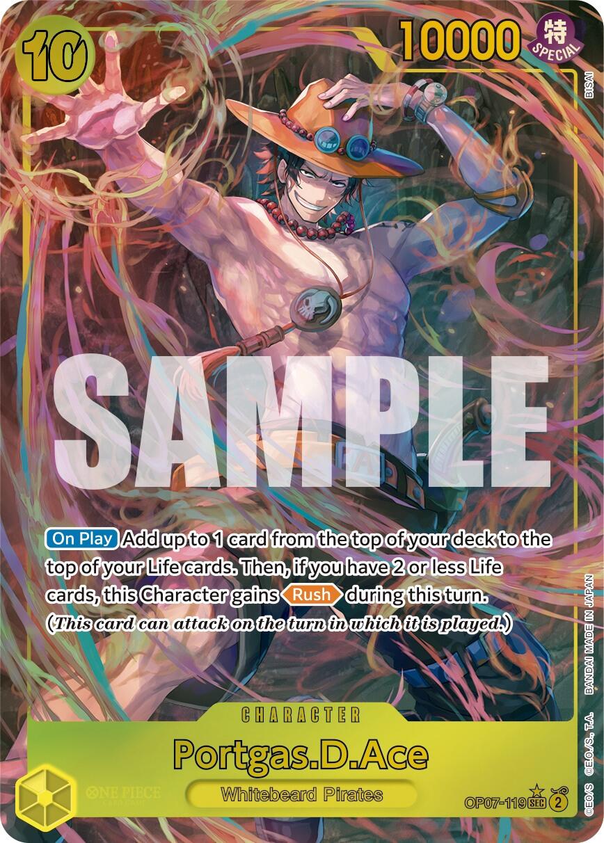 Portgas.D.Ace (119) (Parallel) [500 Years in the Future] | Good Games Cannington