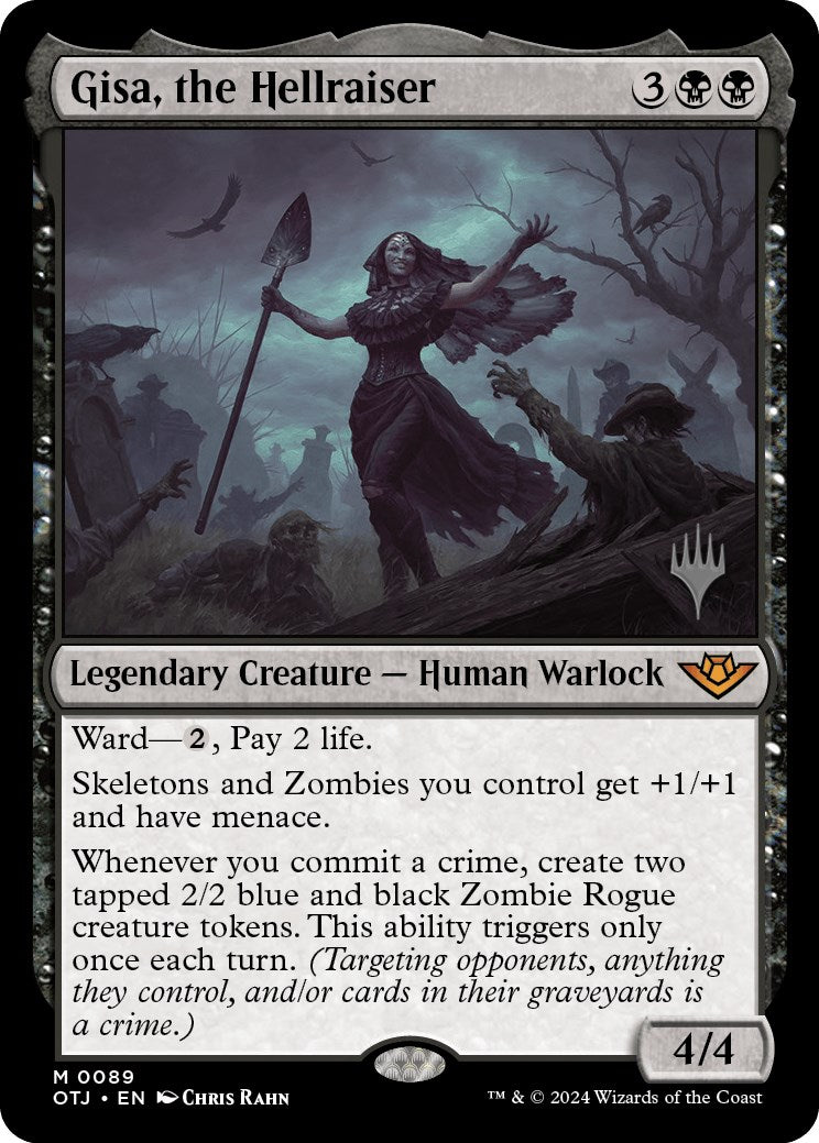Gisa, the Hellraiser (Promo Pack) [Outlaws of Thunder Junction Promos] | Good Games Cannington