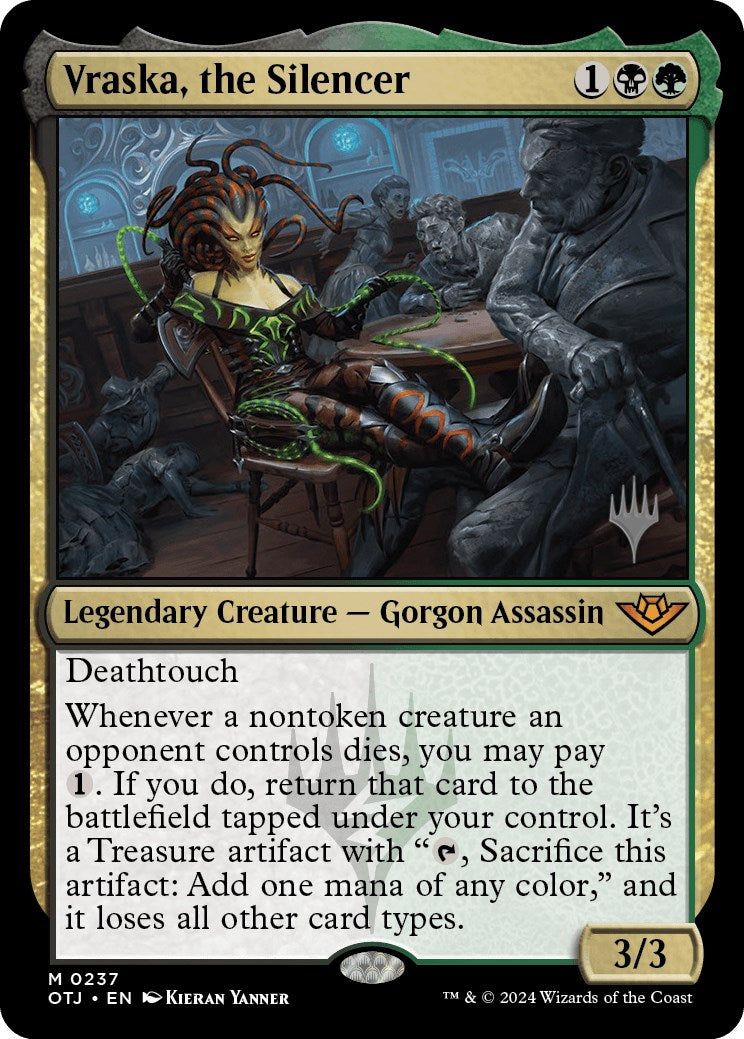 Vraska, the Silencer (Promo Pack) [Outlaws of Thunder Junction Promos] | Good Games Cannington