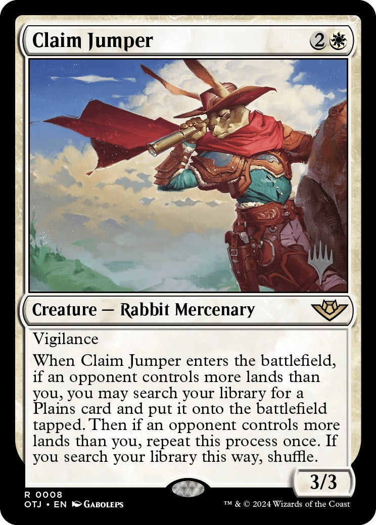 Claim Jumper (Promo Pack) [Outlaws of Thunder Junction Promos] | Good Games Cannington