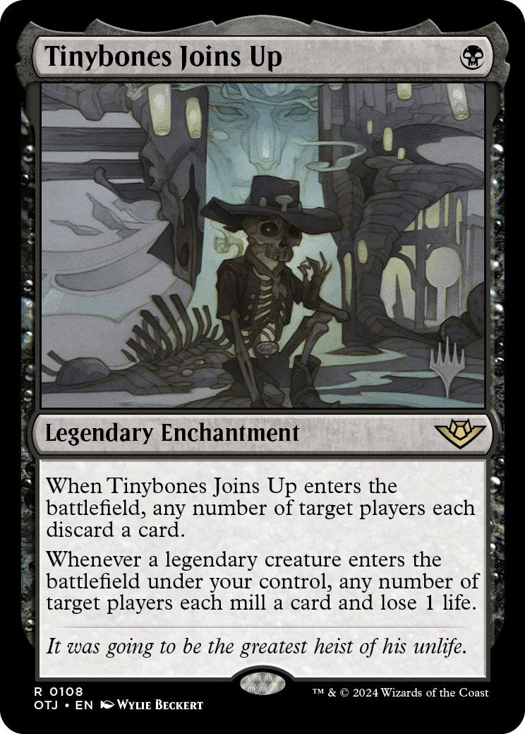 Tinybones Joins Up (Promo Pack) [Outlaws of Thunder Junction Promos] | Good Games Cannington
