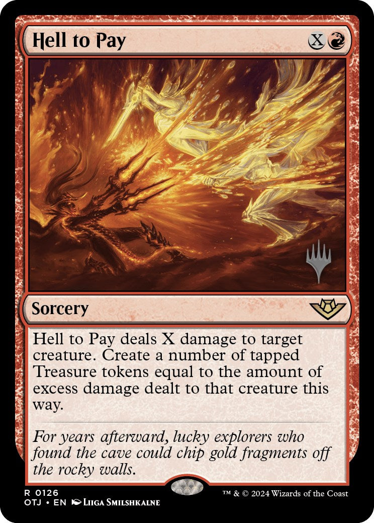 Hell to Pay (Promo Pack) [Outlaws of Thunder Junction Promos] | Good Games Cannington